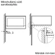 BOSCH BFL553MS0 Serie|4 Beépíthető mikrohullámú sütő | Nemesacél
