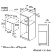 BOSCH BFL554MS0 Serie|6 Beépíthető mikrohullámú sütő | Nemesacél