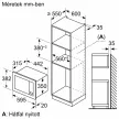 BOSCH BFL623MB4 Serie|2 Beépíthető mikrohullámú sütő | Fekete