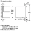 BOSCH BFL7221B1 Serie|8 Beépíthető mikrohullámú sütő | Fekete