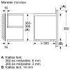   BOSCH BFR7221B1 Serie|8 Beépíthető mikrohullámú sütő | Fekete