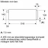   BOSCH BIC7101B1 Serie|8 Beépíthető melegen tartó fiók | Fekete