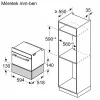   BOSCH BIC7101B1 Serie|8 Beépíthető melegen tartó fiók | Fekete