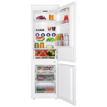   Amica BK3265.4UiAA Beépíthető kombinált alulfagyasztós hűtőszekrény | No Frost | 176,9 cm magas