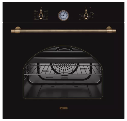 EVIDO RUSTIC-O 6AA multifunkciós sütő,analóg,antracit/bronz