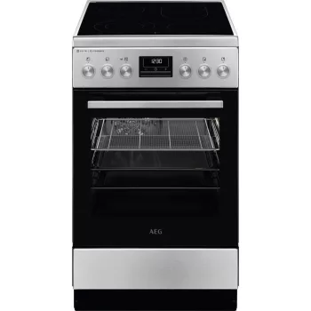 AEG CCB56490BM Kerámialapos tűzhely | Inox