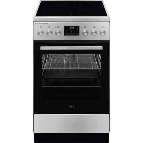 AEG CCB56490BM Kerámialapos tűzhely | Inox