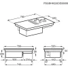   AEG CCE84543FB beépíthető indukciós főzőlap + elszívó | Hob2Hood | 83 cm