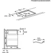 AEG CCE84779FB Beépíthető indukciós főzőlap beépített páraelszívóval | 83 cm