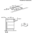 AEG CCE84779FB Beépíthető indukciós főzőlap beépített páraelszívóval | 83 cm