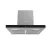 EVIDO LINE 60B T-shape fali páraelszívó, 60 cm, inox/fekete üveg, érintőszenzor