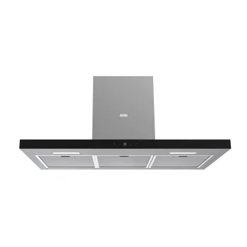   EVIDO LINE 90B T-shape fali páraelszívó, 90 cm, inox/fekete üveg, érintőszenzor