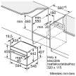 BOSCH CMG7761B1 Serie|8 Beépíthető kompakt sütő mikrohullámmal | Fekete