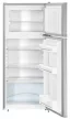 LIEBHERR CTele 2131 Szabadonálló kombinált felülfagyasztós hűtőszekrény | Silver