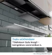 BOSCH DBB63BC60 Serie|2 Integrált beépíthető design páraelszívó | 384 m3/óra | 60 cm | Fekete