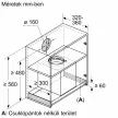 BOSCH DBB63BC60 Serie|2 Integrált beépíthető design páraelszívó | 384 m3/óra | 60 cm | Fekete