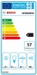 BOSCH DFL064W54 Serie|2 Beépíthető teleszkópos páraelszívó | 394m3/óra | 60 cm | Nemesacél