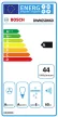 BOSCH DWK65DK60 Serie|2 Beépíthető fali kürtős páraelszívó | TouchSelect | 550m3/óra | 60 cm | Fekete