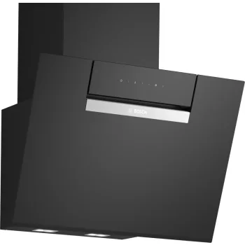   BOSCH DWK67FN60 Serie|4 Beépíthető fali kürtős páraelszívó | TouchSelect | SoftLight | SilentPowerDrive | 768m3/óra | 60 cm | Fekete