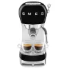 SMEG ESPRESSO KÁVÉFŐZŐ, retro, fekete