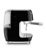 SMEG ESPRESSO KÁVÉFŐZŐ COLD BREW FUNKCIÓVAL, retro, fekete