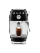 SMEG ESPRESSO KÁVÉFŐZŐ COLD BREW FUNKCIÓVAL, retro, fekete
