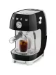SMEG ESPRESSO KÁVÉFŐZŐ COLD BREW FUNKCIÓVAL, retro, fekete