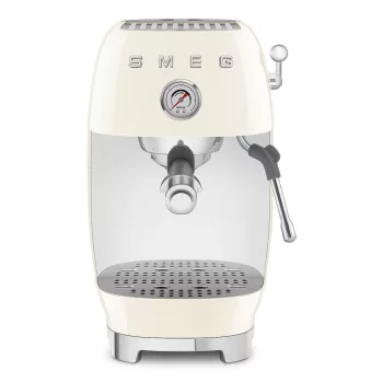   SMEG ESPRESSO KÁVÉFŐZŐ COLD BREW FUNKCIÓVAL, retro, bézs