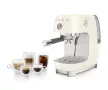 SMEG ESPRESSO KÁVÉFŐZŐ COLD BREW FUNKCIÓVAL, retro, bézs