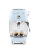 SMEG ESPRESSO KÁVÉFŐZŐ COLD BREW FUNKCIÓVAL, retro, világoskék
