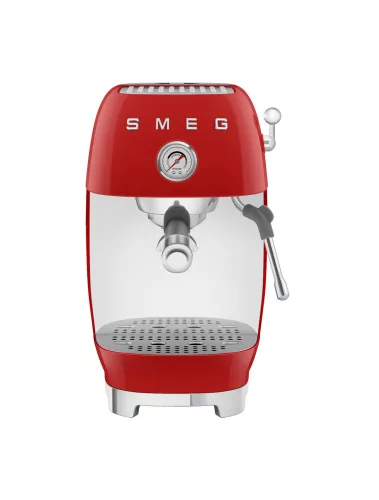 SMEG ESPRESSO KÁVÉFŐZŐ COLD BREW FUNKCIÓVAL, retro, piros