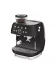 SMEG ŐRLŐVEL KOMBINÁLT ESPRESSO KÁVÉFŐZŐ, retro, matt fekete