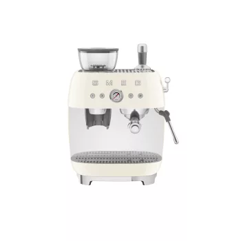   SMEG ŐRLŐVEL KOMBINÁLT ESPRESSO KÁVÉFŐZŐ, retro, bézs