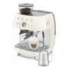   SMEG ŐRLŐVEL KOMBINÁLT ESPRESSO KÁVÉFŐZŐ, retro, bézs