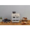   SMEG ŐRLŐVEL KOMBINÁLT ESPRESSO KÁVÉFŐZŐ, retro, bézs