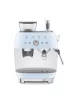 SMEG ŐRLŐVEL KOMBINÁLT ESPRESSO KÁVÉFŐZŐ, retro, világoskék