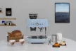 SMEG ŐRLŐVEL KOMBINÁLT ESPRESSO KÁVÉFŐZŐ, retro, világoskék