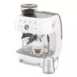 SMEG ŐRLŐVEL KOMBINÁLT ESPRESSO KÁVÉFŐZŐ, retro, fehér