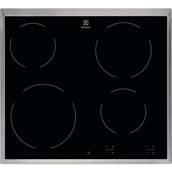   Electrolux EHF6240XXK Beépíthető kerámia főzőlap Fekete + inox