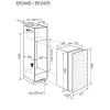   Electrolux EK242SLWE Beépíthető hűtőszekrény | OptiSpace | 214 l | 126.9 cm magas | 54.7 cm széles
