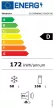 Electrolux EK276BNRWE Beépíthető kombinált alulfagyasztós hűtőszekrény | 152.3 cm magas | 54.7 cm széles