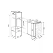 Electrolux Novamatic EK717.2R Beépíthető hűtőszekrény | 140l | 88.9 cm magas | 55 cm széles
