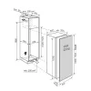   Electrolux Novamatic EKI2712.3R Beépíthető hűtőszekrény | 262 l | 152.3 cm magas | 54.7 cm széles