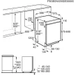 AEG FEE72706PM Beépíthető kezelőpaneles mosogatógép | 60 cm
