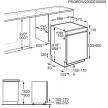 AEG FES5368XZM Beépíthető kezelőpaneles mosogatógép | 60 cm