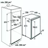   Küppersbusch FK25001I Beépíthető hűtőszekrény | 137 l | 87.3 cm magas | 55.6 cm széles