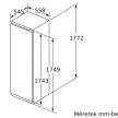 BOSCH GIN81ACE0 Serie|6 Beépíthető fagyasztókészülék | Fehér