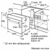 BOSCH HBF133BR0 Serie|2 Beépíthető sütő | Nemesacél