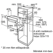 BOSCH HBF133BR0 Serie|2 Beépíthető sütő | Nemesacél