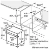 BOSCH HBG539EB0 Serie|6 Beépíthető sütő | Fekete